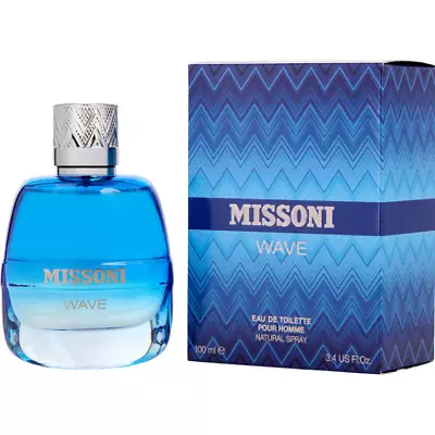 Wave By Missoni Cologne For Men EDT 3.3 /3.4 Oz New In Box • $40.51