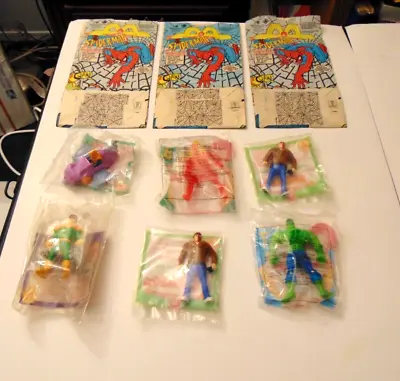 Lot Of 1995-1996 Mcdonalds Vintage Spiderman Marvel Happy Meal  3 Original Bags • $14.99