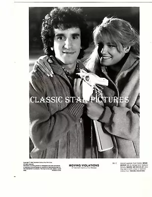 B389 Brian Backer Nadine Van Der Velde Moving Violations 1985 Vintage Photo • $9.99