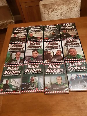 Eddie Stobart Trucks And Trailers DVD Collection (12 DVDs) • £20