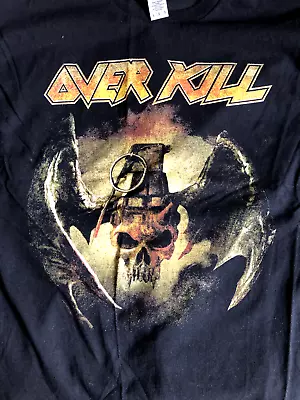 Overkill 2022 NYC Tee L Official Thrash Metal Exodus Megadeth Slayer • $9.41