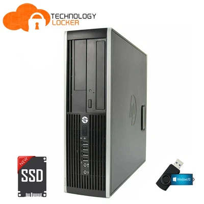 $118.15 • Buy HP Compaq 8300 SFF Desktop PC I5-3470 @3.20GHz 8GB RAM New 120GB SSD Win 10 Pro
