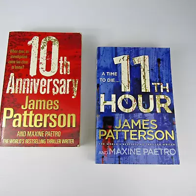 10th Anniversary + 11th Hour: Women's Murder Club By James Patterson Thriller PB • $11.95
