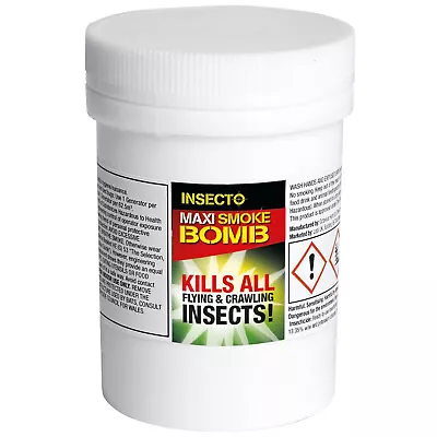 Insecticide Smoke Fumers Release Insecto Bug Spidermite Thrips Fumigation Killer • £12.55