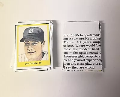 1989 Simon HOF Stickers PASTED Singles You Pick • $0.99