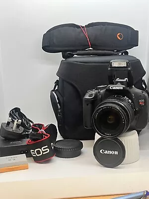 Canon EOS 600D (T3i) 18-55mm IS II Lens 32GB Card 3807 Shots LowePro Bag MINT • £199