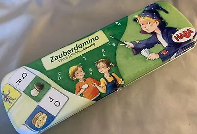 HABA Zauberdomino / Magic Domino  Game In A Tin - 2-6 Players Germany • $14