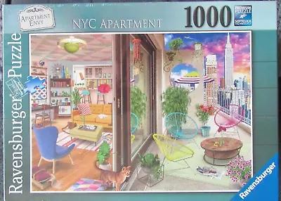 RAVENSBURGER  ~ NYC APARTMENT ~ 1000 Pc Puzzle - 2020 - NEW - Sealed 165452 • $19.95