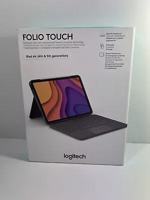 Logitech Folio Touch UK Keyboard Case For Apple IPad Air 4th 5th Gen (UK QWERTY) • £114.99