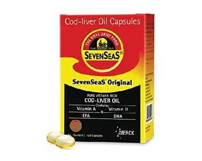 $15.86 • Buy Seven Seas Original Cod Liver Oil Capsule Free Shipping