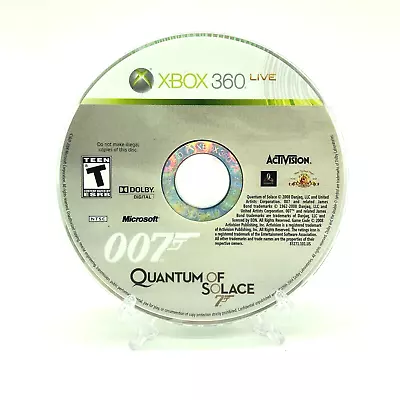 James Bond 007 Quantum Of Solace (2008)  Xbox 360 Game  Disc Only  Play Tested • $9.99