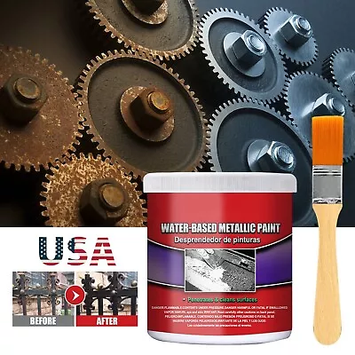 2PCS 100ML Metal Rust Remover Water-based Metallic Paint Rust Conversion Agent • $10.18