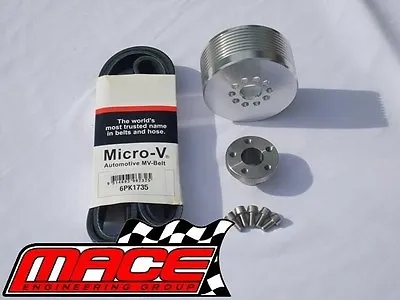 9psi - 11psi Boost Pulley Upgrade Kit With Belt For Holden L67 S/c 3.8l V6 • $93.91