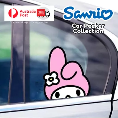 Sanrio My Melody Car Peeker Sticker Cute Kawaii Hello Kitty And Friends SMALL • $9.99