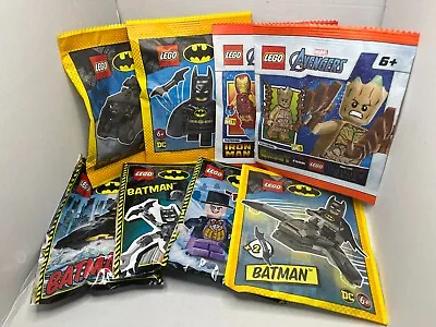 LEGO Super Heroes DC & Marvel Mini-builds & Minifigures In Paper Bags| Brand New • £6.95