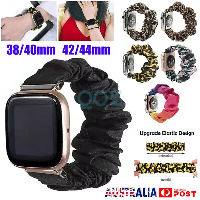 $8.65 • Buy Scrunchie Elastic Watch Straps For Apple Watch Series SE 6 5 4 3 2 1 IWatch Band