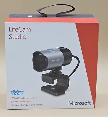 Microsoft LifeCam Studio 1425 Web Cam 1080p Video Teleconferencing Camera  • $15.99