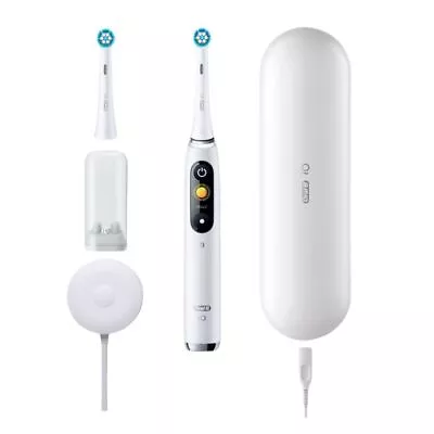 Oral-B IO 9 Series Electric Toothbrush W/ Travel Case - Alabaster White • $398.99