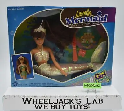 Lovely Mermaid Girl Friends 1991 Meritus Vintage 11 1/2  Doll NEW MISB SEALED • $39.24