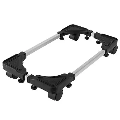 VIVO Black Large PC Cart CPU Rolling Stand Adjustable Computer Trolley • $21.99