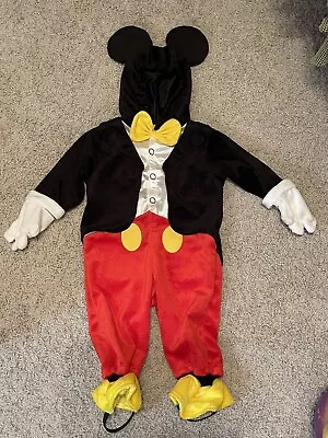 Disney Baby Mickey Mouse Infant Halloween Costume Size 9-12 Months Dress Up • $15.96