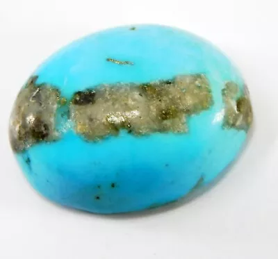 CERTIFIED 22.50 Ct Natural Arizona Morenci Blue Turquoise Oval Loose Gemstone • $1.25