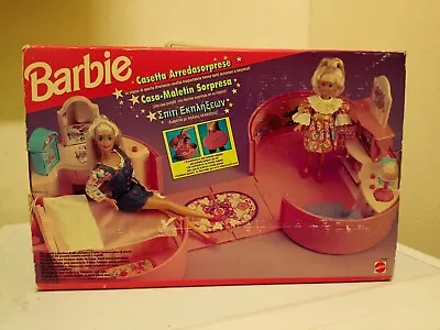 Barbie Pull-pop & Play House MATTEL Vintage 1995 MIB! • $119.99