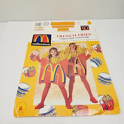 VTG Mcdonald's Collection French Fries Costume Advertising Insert Cover ONLY • $9.99