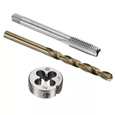 M8 X 1.25 Left Hand Thread Milling Tap And Round Die And 6.8mm Drill Bit Set • £13.13