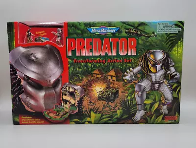 New In Box - 1996 Galoob Micro Machines PREDATOR Transforming Action Set. • $149.99