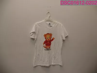 Daniel Tiger-Women's Short Sleeve White T-Shirt-Size Large-Port & Company • $12.99