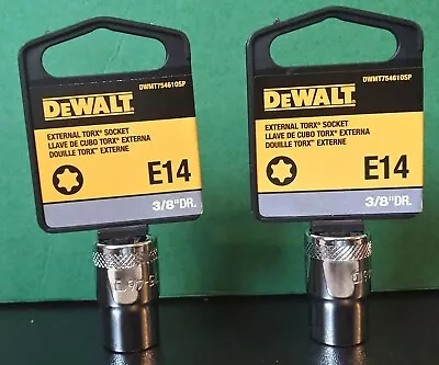 DeWALT 3/8  Drive E14 External Extension TORX Sockets 2 Pk    DWMT75461OSP • $9.03