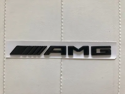 Gloss Black AMG Sticker Decal Emblem Badge For A45 CLA45 C43 C63 GLA43 GLA63 GLE • $22.95