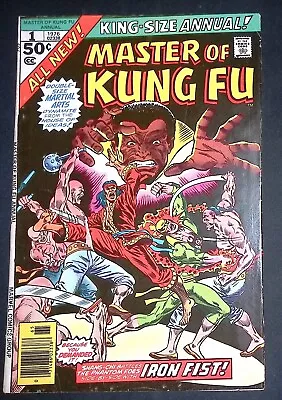 Master Of Kung-Fu King-Size Annual #1 Bronze Age Marvel Comics • £49.99