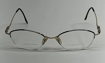 Vintage Eyeglasses Christian Dior 3549 Gold Tone • $49.95