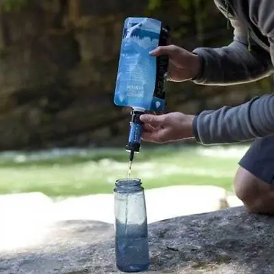 SAWYER Mini Water Filter Kit Set - Filtration Survival Purification Straw New • $43.99