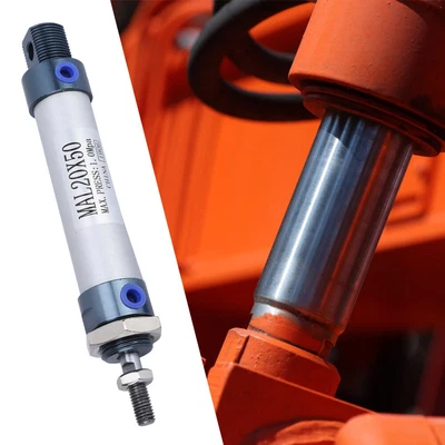 $24.46 • Buy 20mm Single Rod Double Acting Pneumatic Cylinder Aluminum Alloy 50mm Stroke