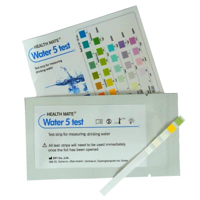 £5.69 • Buy Drinking Water Quality Test Kit Strips, Hardness, Alkalinity, Chlorine, PH