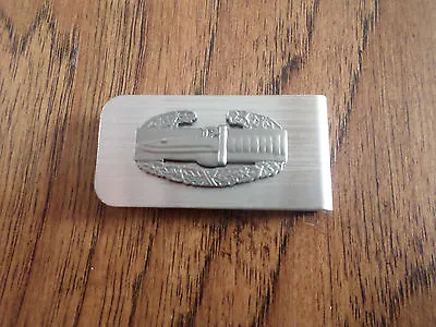 $12.99 • Buy U.s Military Army Combat Action Badge Metal Money Clip U.s.a Made New In Bags