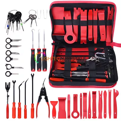 41pcs TRIM STEREO REMOVAL PRY PANEL POPPER TOOL KEYS SET CASE FOR CAR VAN TRUCK • £30.79