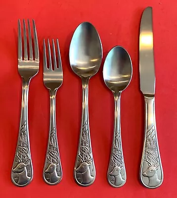 Cambridge Flatware Silverware *deer Ii*  You Choose Piece - Hunting Elk Outdoors • $12.95