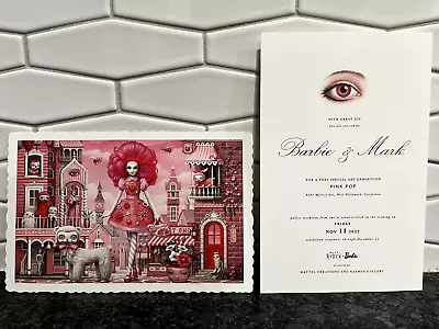 Mark Ryden X Barbie PINK POP Invitation And Postcard | Mattel Creations | 2022 • $19.99