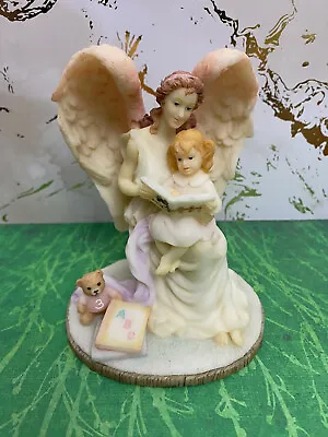 Seraphim Classics By Roman  Angels To Watch Over Me  Reading To Baby Figurine • $12