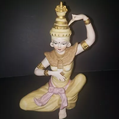 8 1/2  Magdalena Buddha Dancer Fine China Figurine • $22.99