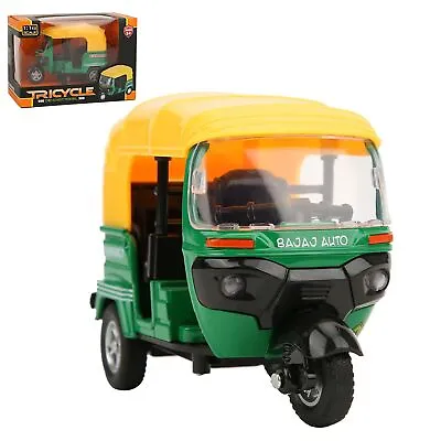 (green)1:14 Scale Tricycle Motorcycle Model Toy Kids Mini Indian Pull Back • $20.70