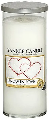 Yankee Candle Snow In Love Large Pillar Small Jar Tea Lights Votive & Tart • £49.95