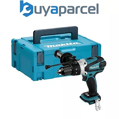 Makita DHP458Z 18v Lithium Ion LXT Combi Hammer Drill + MakPac Case - Bare Unit • £125.99