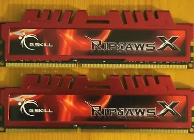£24.99 • Buy G.SKILL RIPJAWS 8GB ( 4GB X 2 ) 1600MHz DDR3 RAM Memory Kit