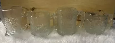 1993 Set Of 4 McDonald’s Flinstone Glasses 3D • $20