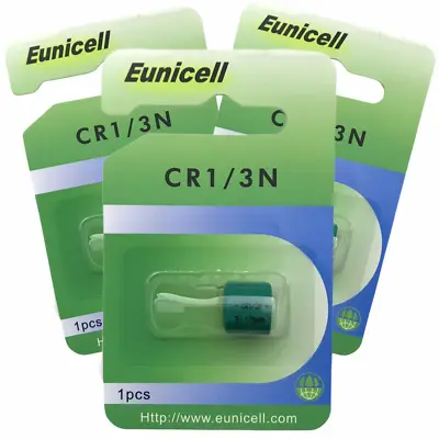 3 X CR1-3N Batteries 1/3N 1.2V Lithium DL1/3 N CR13N 2L76 Eunicell Battery • £9.95